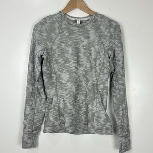 New Lululemon It’s Rulu Run Long Sleeve Data Rush Mini Jacquard Size 8